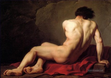 Mann als nacktes Patroklos Jacques Louis David bekannt Ölgemälde